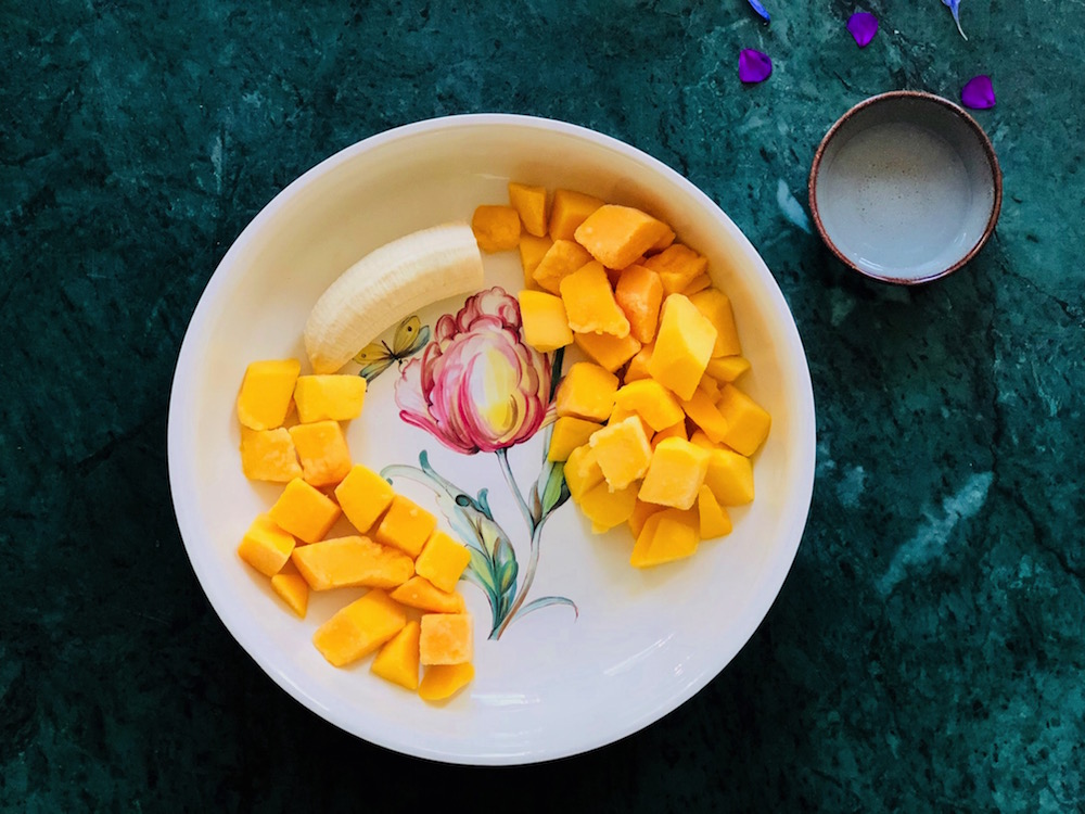 ingrediënten gezond mango ijs