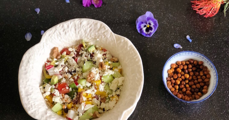 Krokante kikkererwtensalade