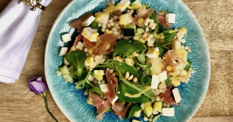 Frisse parelcouscous salade