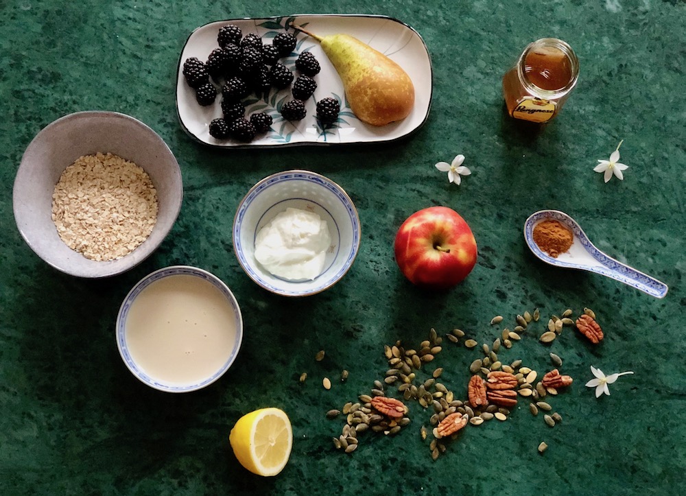 ingrediënten Bircher Muesli