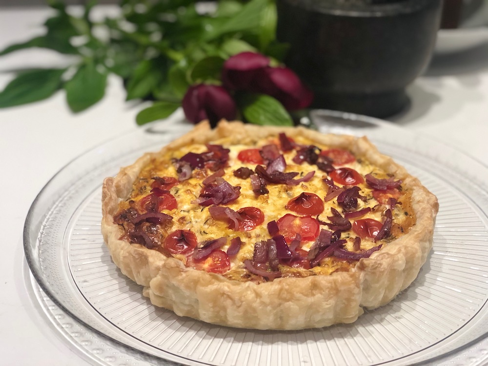 Pompoen quiche